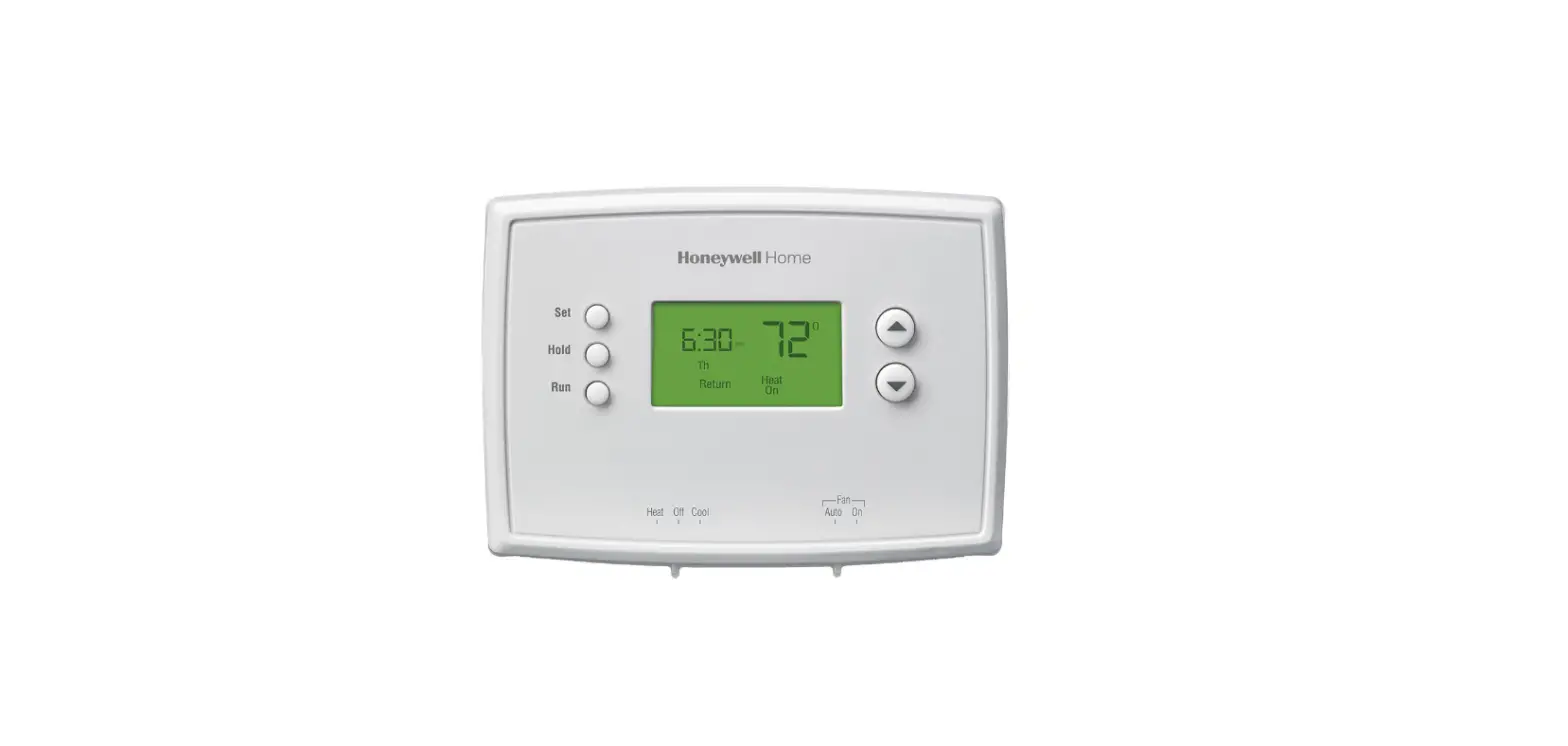 Honeywell Home Rth2410b Programmable Thermostat Quick Installation Guide