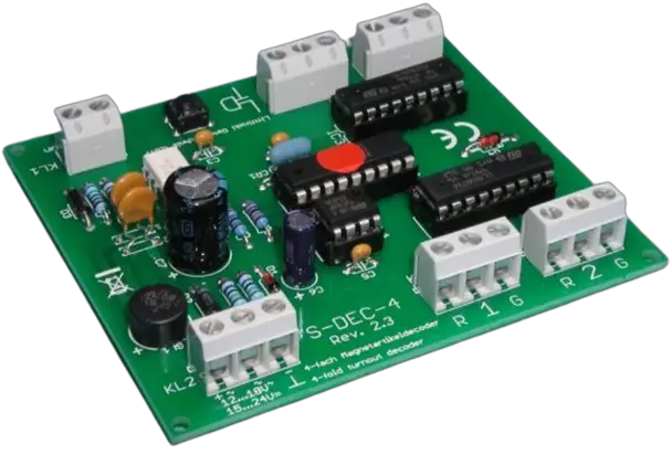 LDT S-DEC-4-MM-B 4-Fold Turnout Decoder