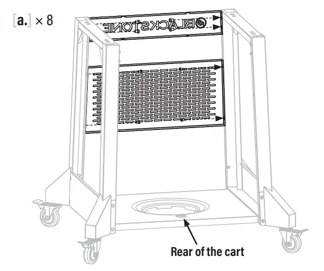 BLACKSTONE 6824 Pizza Oven with Mobile Cart - Step 13