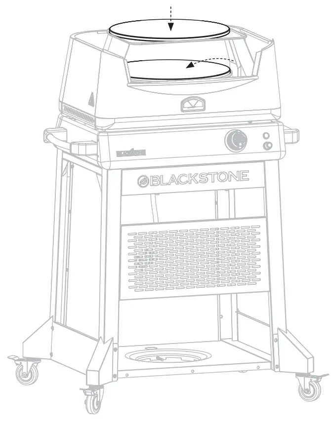 BLACKSTONE 6824 Pizza Oven with Mobile Cart - Step 18