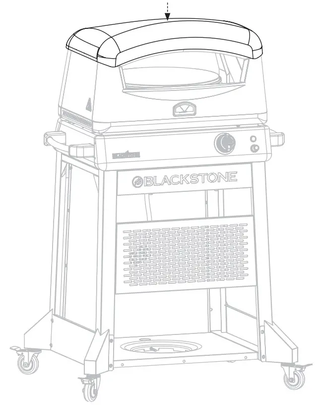 BLACKSTONE 6824 Pizza Oven with Mobile Cart - Step 19