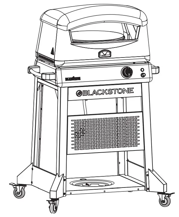 BLACKSTONE 6824 Pizza Oven with Mobile Cart - Step 20