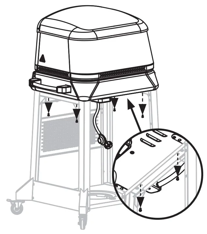 BLACKSTONE 6824 Pizza Oven with Mobile Cart - Step 21