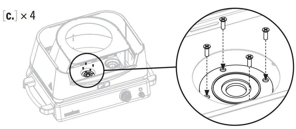 BLACKSTONE 6824 Pizza Oven with Mobile Cart - Step 3