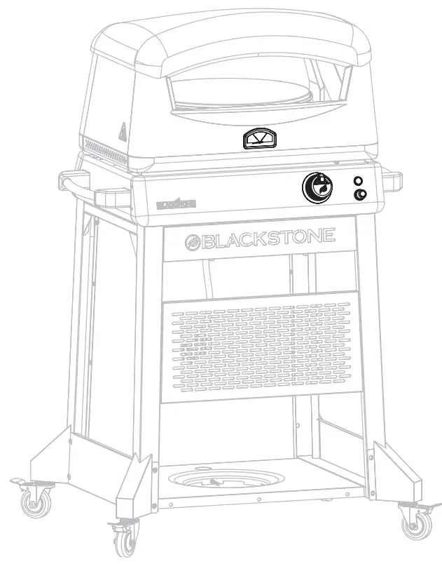 BLACKSTONE 6824 Pizza Oven with Mobile Cart - Step 38