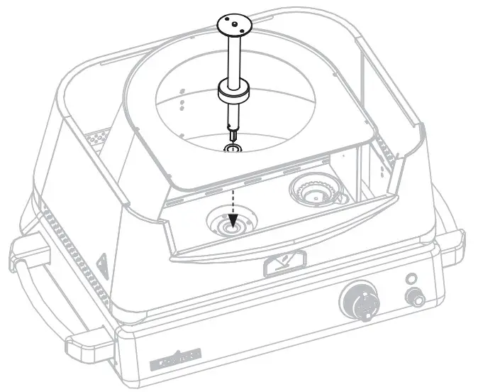 BLACKSTONE 6824 Pizza Oven with Mobile Cart - Step 4