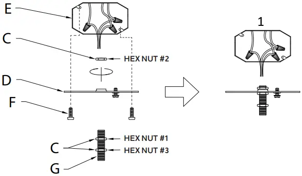 KICHLER 52544BK Bretta Traditional Hallway Flush A01