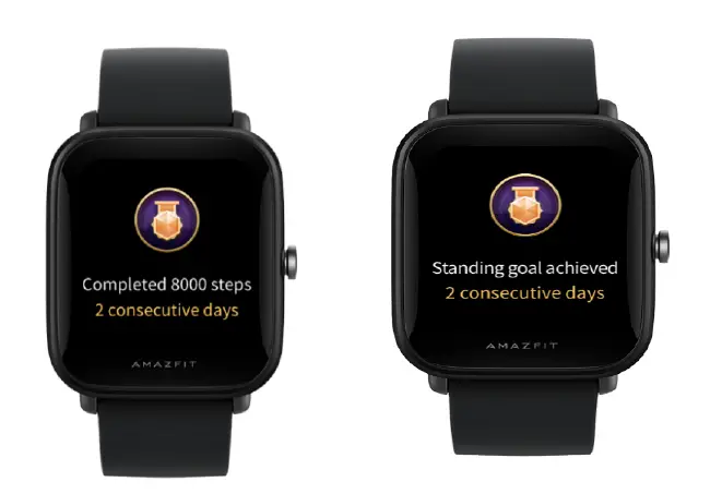 Activity goal achieved