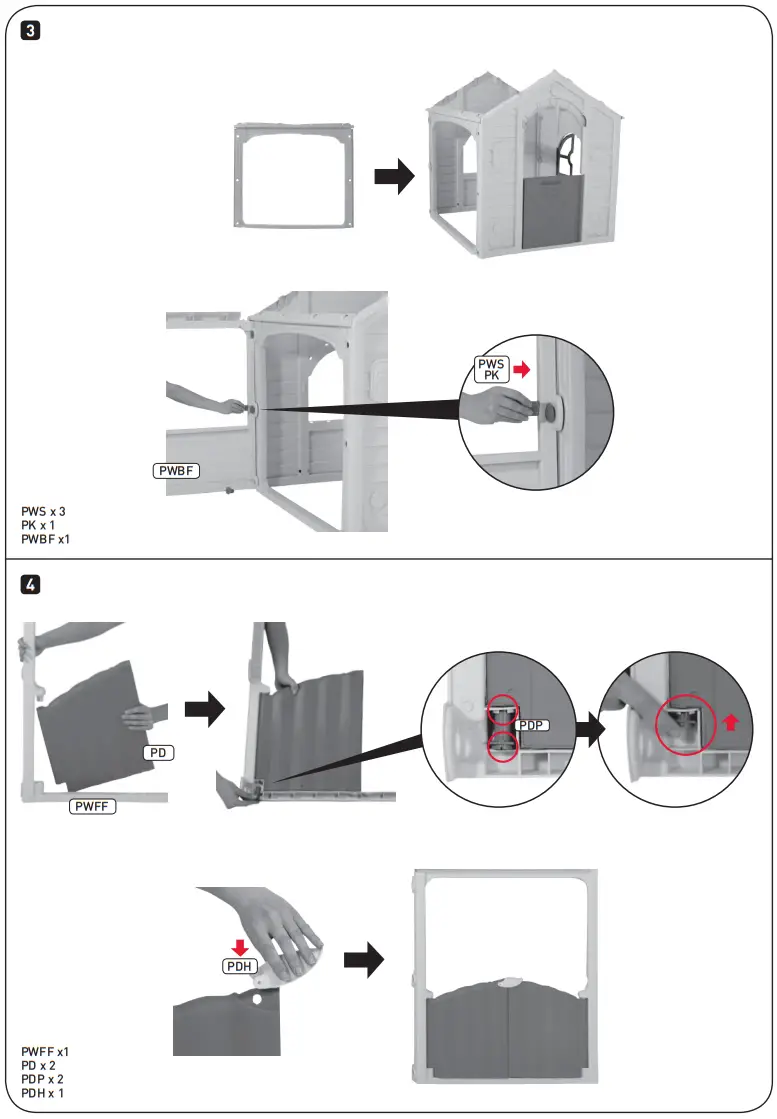 KeTeR 17182766 Garden Villa Play House - Assembly 1