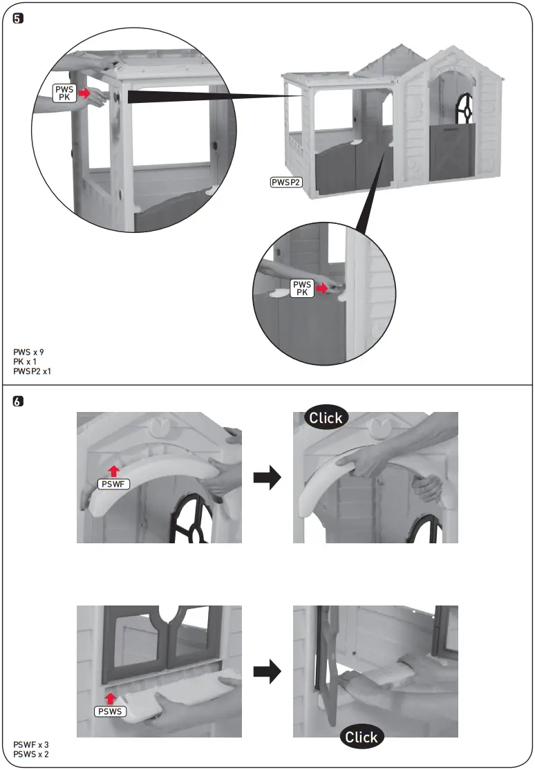 KeTeR 17182766 Garden Villa Play House - Assembly 2