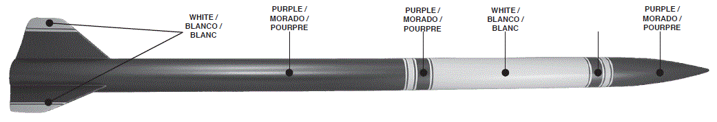 ESTES-9702-Partizon-Pro-Series-II-Vander-Burn-Clone-Flying-Model-Rocket-Kit-10