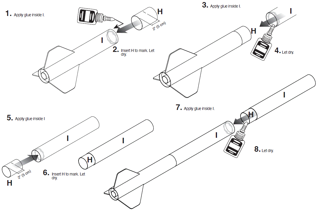 ESTES-9702-Partizon-Pro-Series-II-Vander-Burn-Clone-Flying-Model-Rocket-Kit-5