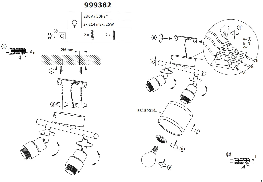LeuchtenDirekt 999382 ACCOR Flaming Light - fig2