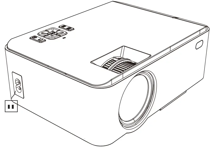 DBPOWER RD 821 MINI LCD Video Projector - Fig 3
