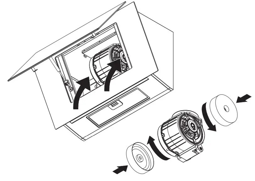 Pelgrim DSGA990MAT Wall Mounted Cooker Hood - filter 2
