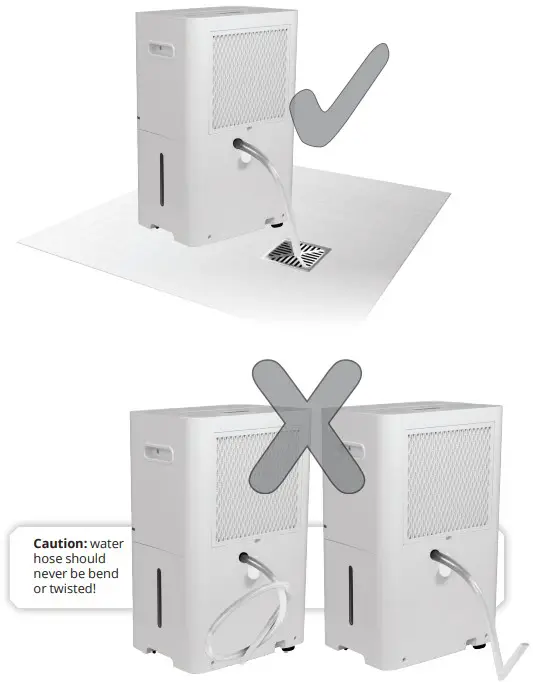 WATER TANK & DRAIN HOSE