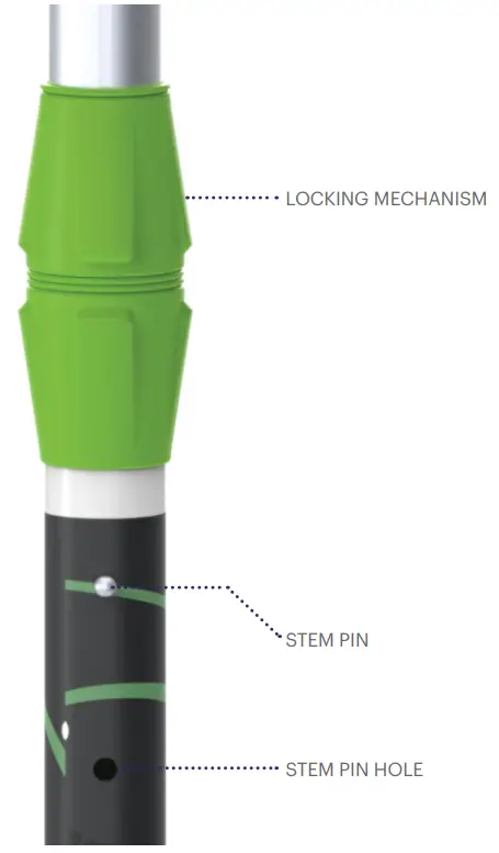 JETSON JBUZZ ELE Disney Buzz Lightyear Kids' Electric Scooter - Adjusting Thr Handlebar