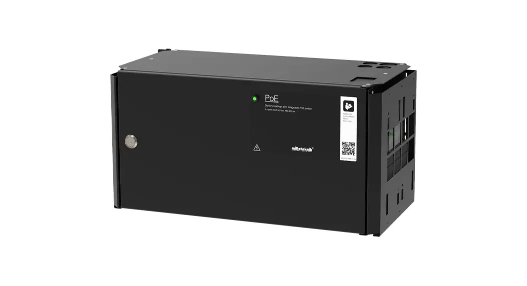 Milleteknik 350-091 Poe Switch 4p Flx M+ Poe Switch With Battery Backup User Manual