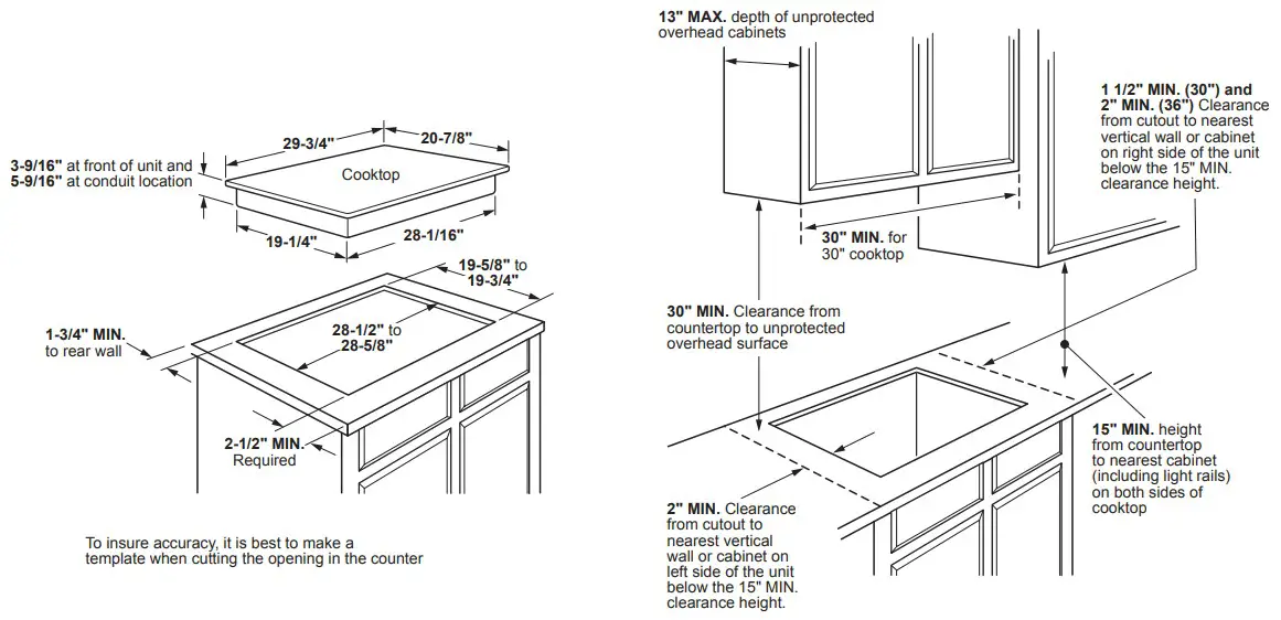 GE Profile PEP7030DT 30 Inch Built In Touch Control Electric Cooktop