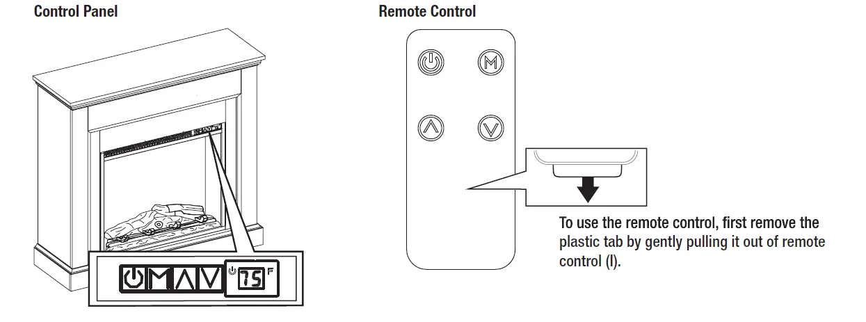 StyleWell 1418FM-23-251 Northglenn Freestanding Faux Marble Surround Electric Fireplace-fig-15
