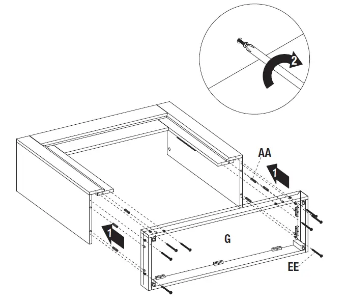 StyleWell 1418FM-23-251 Northglenn Freestanding Faux Marble Surround Electric Fireplace-fig-8
