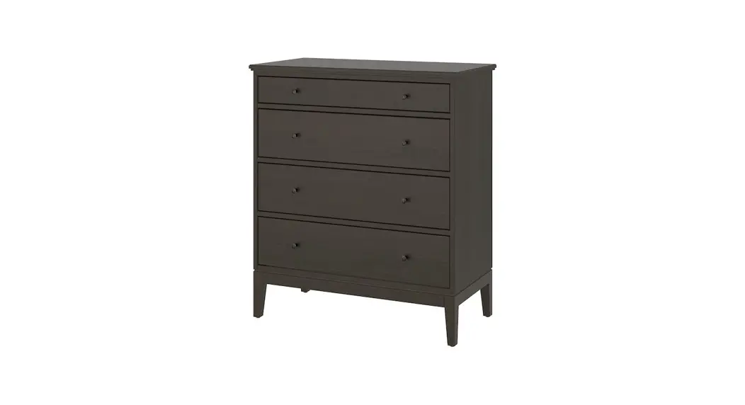 Ikea Idanäs 4-drawer Chest Stained Instruction Manual
