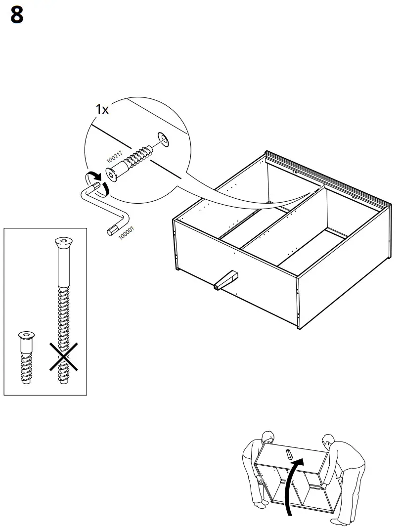 IKEA IDANÄS 4 Drawer Chest Stained - fig 11