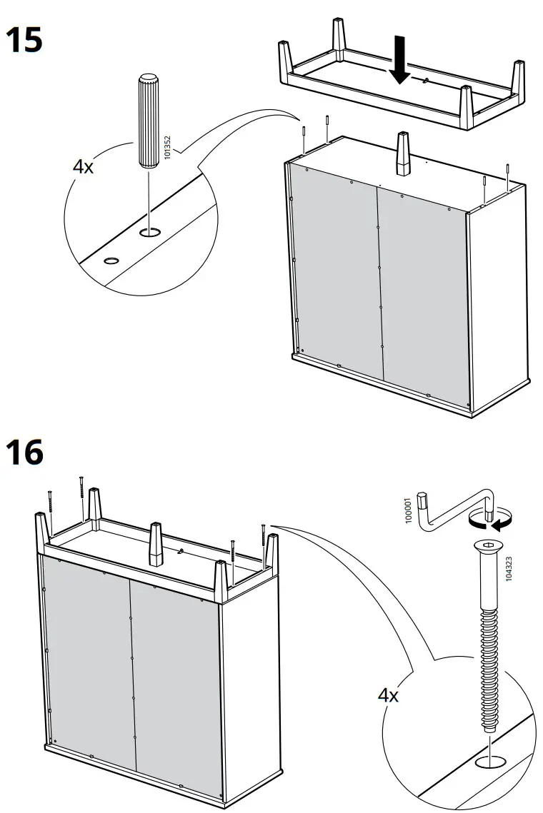 IKEA IDANÄS 4 Drawer Chest Stained - fig 15