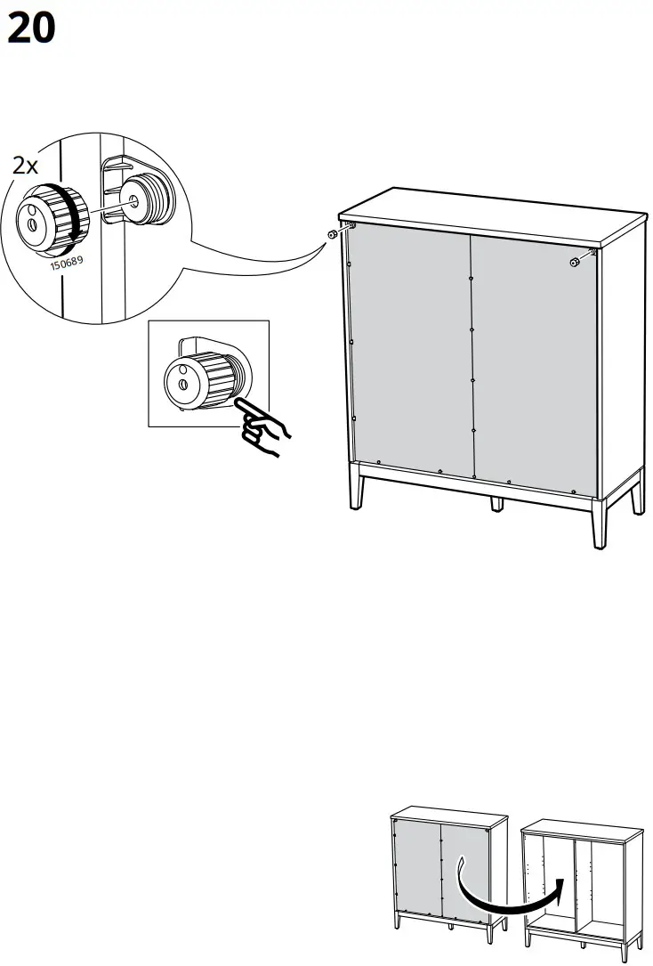 IKEA IDANÄS 4 Drawer Chest Stained - fig 18