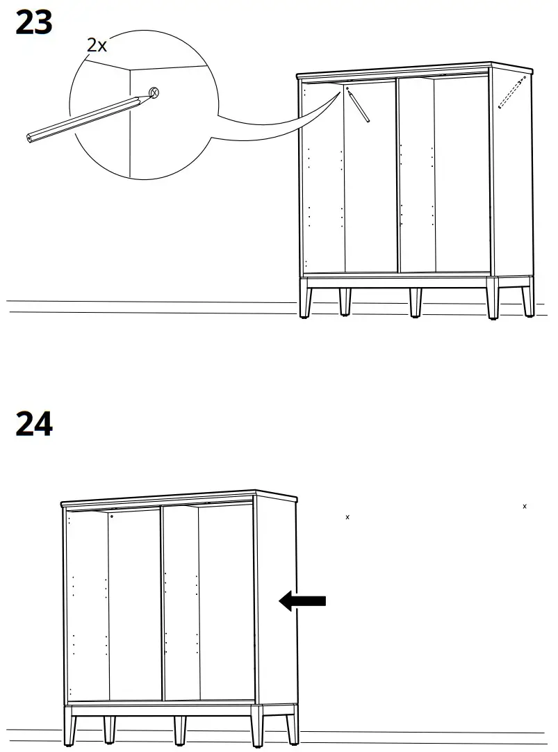 IKEA IDANÄS 4 Drawer Chest Stained - fig 22