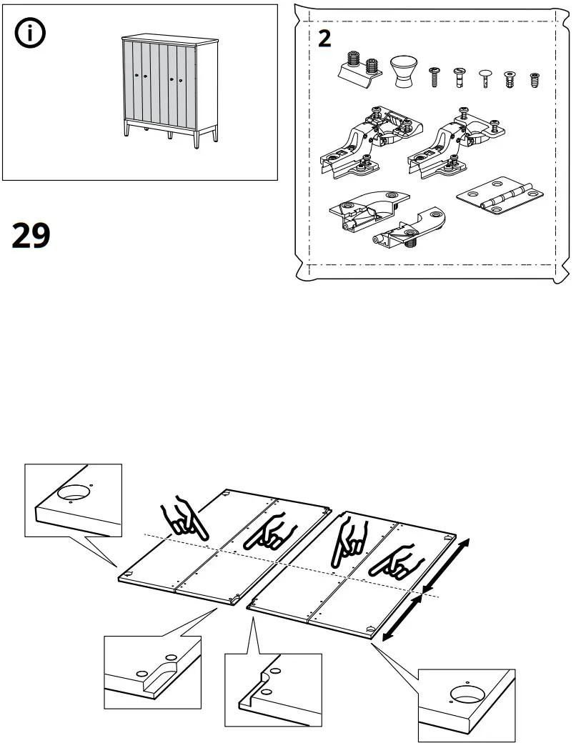 IKEA IDANÄS 4 Drawer Chest Stained - fig 28