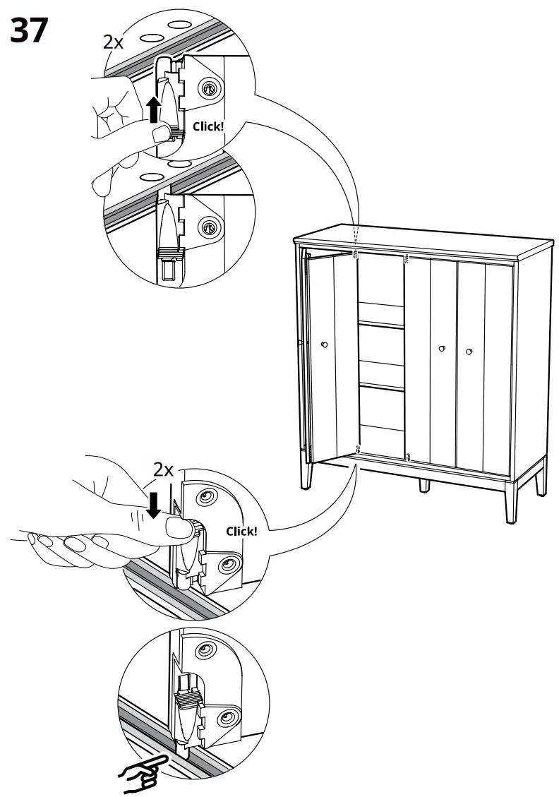 IKEA IDANÄS 4 Drawer Chest Stained - fig 33