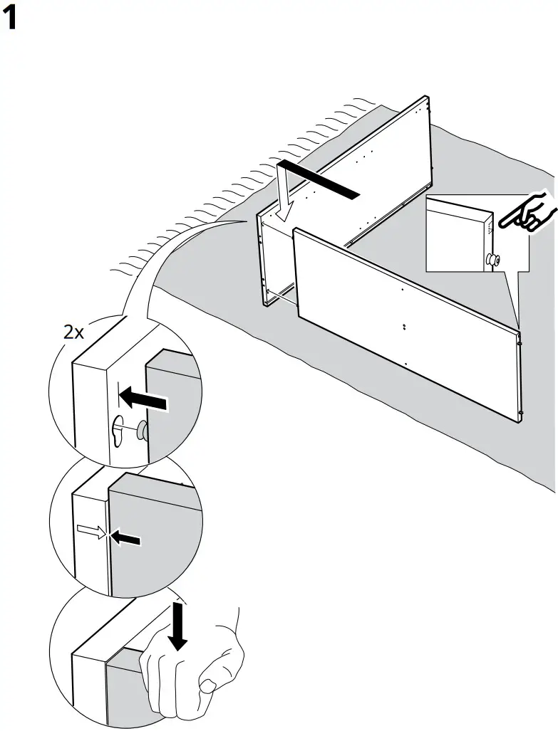 IKEA IDANÄS 4 Drawer Chest Stained - fig 6
