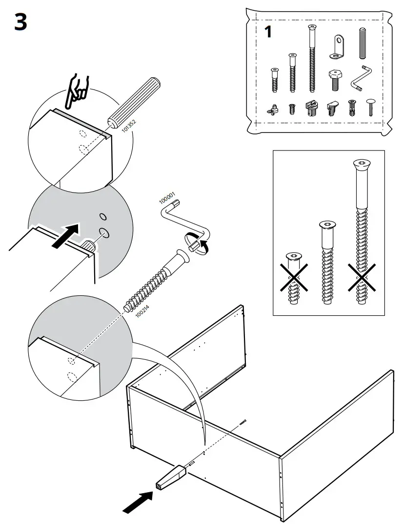 IKEA IDANÄS 4 Drawer Chest Stained - fig 8