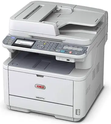 OKI AirPrint MB472W Wireless Laser Printer -