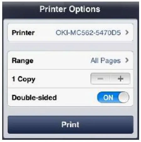 OKI AirPrint MB472W Wireless Laser Printer - fig 5