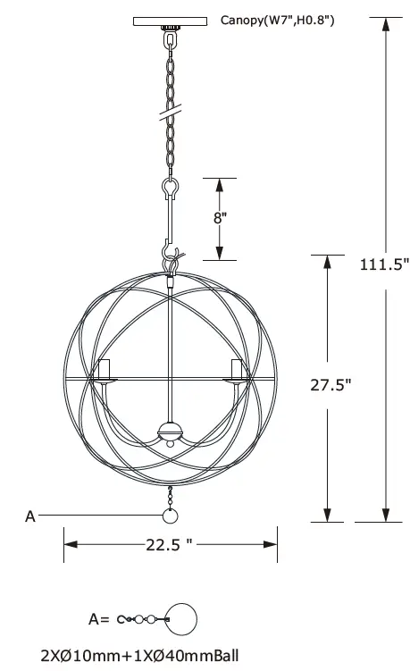 CRYSTORAMA 9226-EB Solaris Six Light Chandelier 1