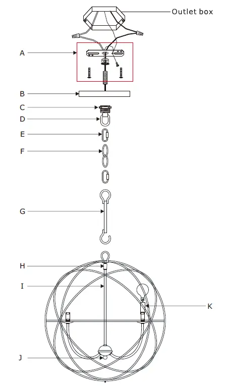 CRYSTORAMA 9226-EB Solaris Six Light Chandelier 4