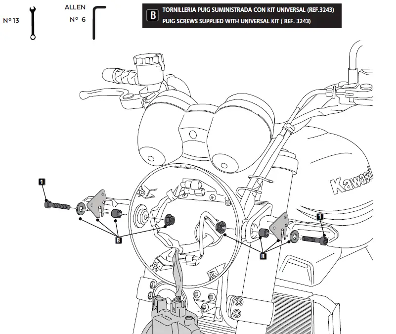 Puig 0013 Raptor Windscreen 4