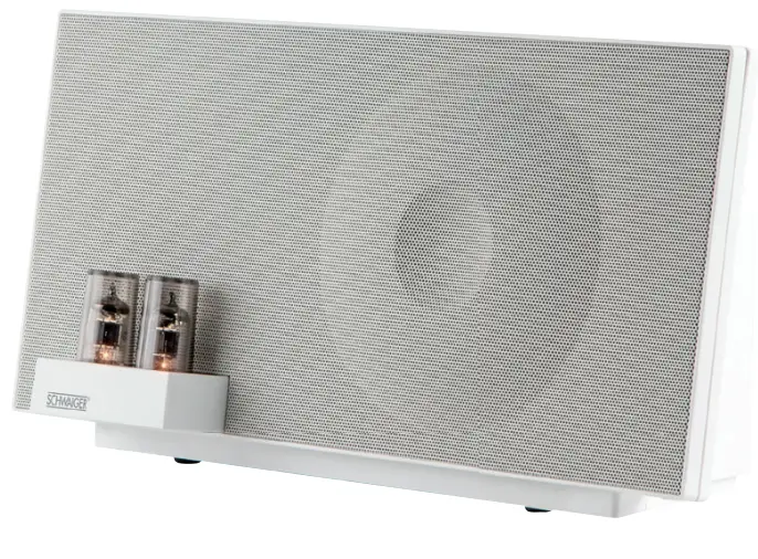 SCHWAIGER 658149 Hybrid Hi-Fi Speaker System with Vacuum Tube Amplifier