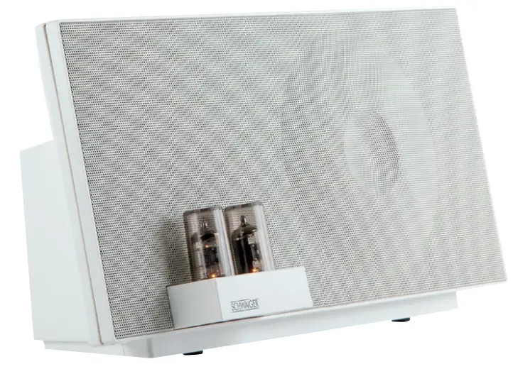 SCHWAIGER 658149 Hybrid Hi-Fi Speaker System with Vacuum Tube Amplifier