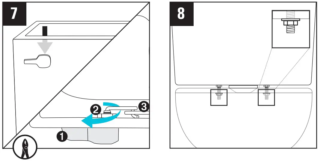 FLUSHMATE F3B 503 Series Pressure Assist Systems - Existing Flushmate 4