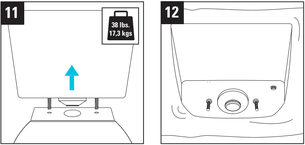 FLUSHMATE F3B 503 Series Pressure Assist Systems - Existing Flushmate 6