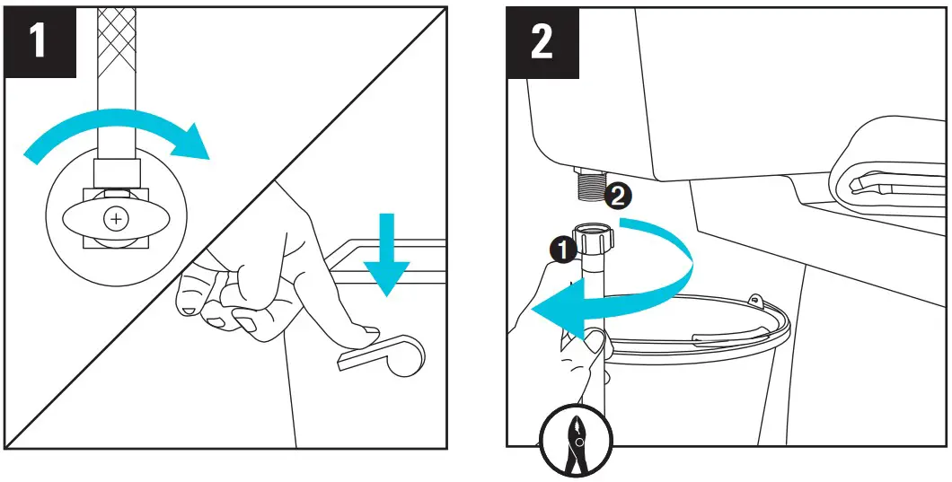 FLUSHMATE F3B 503 Series Pressure Assist Systems - Existing Flushmate