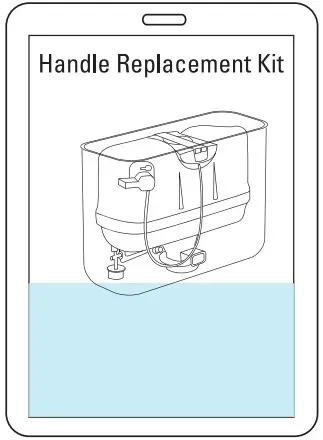 FLUSHMATE F3B 503 Series Pressure Assist Systems - Handle Replacement Kit