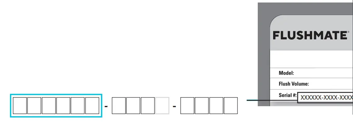 FLUSHMATE F3B 503 Series Pressure Assist Systems - Record and Keep