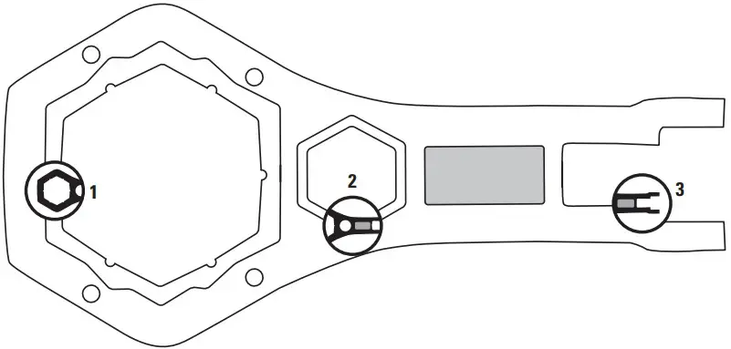 FLUSHMATE F3B 503 Series Pressure Assist Systems - Wrench