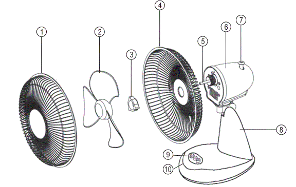 SOMOGYI-TF-231-Table-Fan-23-Cm-White-FIG-1
