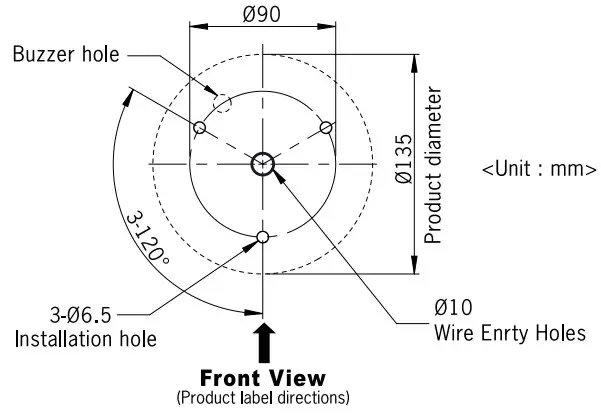 MENICS AVG Series 135mm Bulb Revolving Warning Signal Light - Diogram2