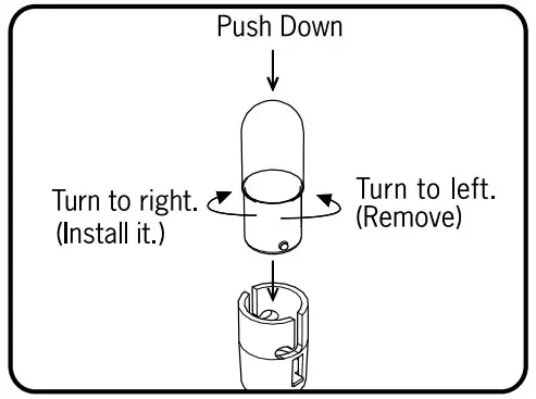 MENICS AVG Series 135mm Bulb Revolving Warning Signal Light - Diogram5